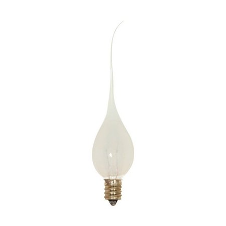 SATCO 5 W C7 Decorative Incandescent Bulb E12 (Candelabra) Warm White 2 pk S4520